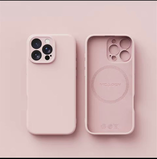 Luxury Liquid Silicone For Magsafe Phone Case For iPhone 16 Plus 15 14 13 12 Pro Max 11 X XR Wireless Charging Skin Smooth Cover